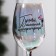 A glass for the wine "Walk the Slalian Empress", a neckline, 350 ml