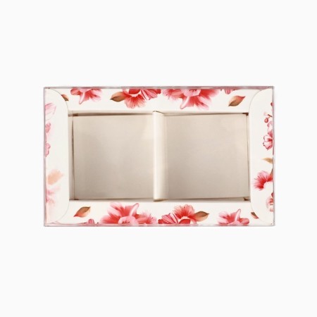 Box for 2 sweets with cells "from the heart", 10 x 6 x 3 cm-2