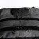 Male backpack on lightning, external pocket, code lock, suitcase mount, gray color.