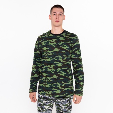 Male longshole, green camouflage, size 52