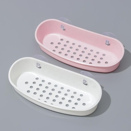 Bathroom holder on suction cups, 23 × 10 × 5 cm, color mix-3