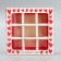 Box for sweets, confectionery packaging, 9 cells, “I love you”, hearts, 14.5 x 14.5 x 3.5 cm