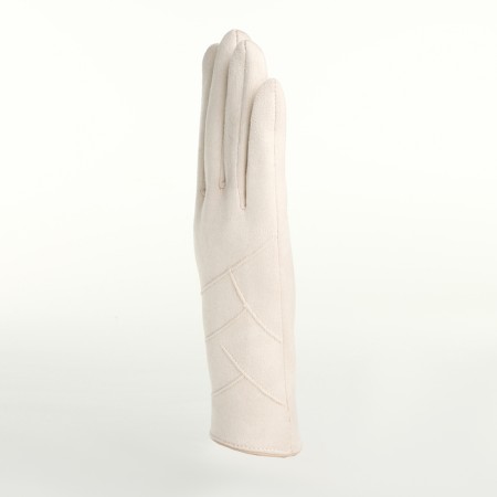 Gloves are female, dimensionless, without insulation, milk color-1