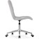 Computer chair ATV metal/velor, chrome/light gray 42x57x86 cm