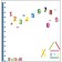 Sticker plastic interior color rosteomer "Funny tasks" 50x70 cm