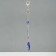 Suspension from the evil eye Metal "Wings" 6x22 cm