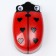 Magnetic universal stand for markers and sponges "God's ladybug" 3.5x9x12.5cm