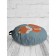 Pillow Sidushka "Modest Fox", Decorative, D = 52 cm
