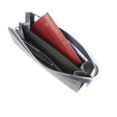 Male purse, blue color-1
