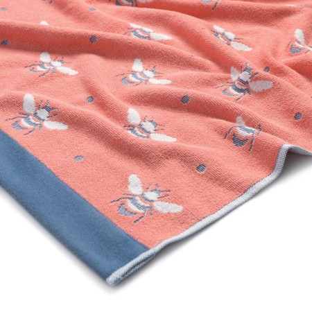 Terry towel Maya, size 50x90 cm, coral color-3