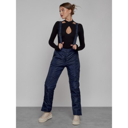 Ski costume female, size 44, dark blue color-20