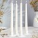 Assk -tank candles, 4 pcs, 2.2x25 cm, lacquered white