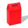 Box-pack with a pen, red, 27 x 16 x 9 cm