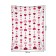 Decorative panel with photo printing "Girland from hearts", vertical, size 150x200 cm