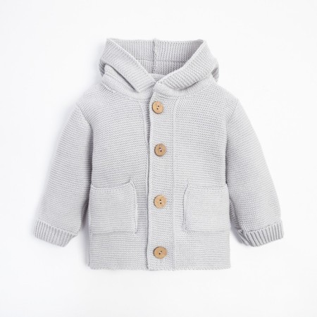 Jumper knitted baby I "Trendy" Height 80-86 cm, color gray color
