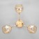 Armand chandelier 3x40W E27 Gold 52x52x20cm Ritter