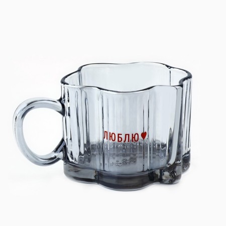Glass mug "I love", 260 ml-1