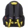 Frame backpack 38 x 29 x 17 cm, Hatber Ergonomic Light "Soft and Fluffy" black/yellow nrk_85002