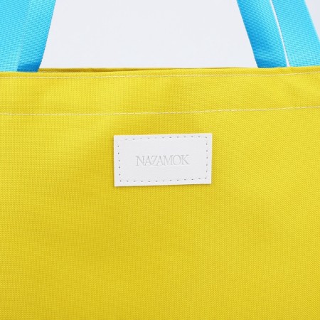 Bag Women's Beach Nazamok, 40x40cm, yellow color-4