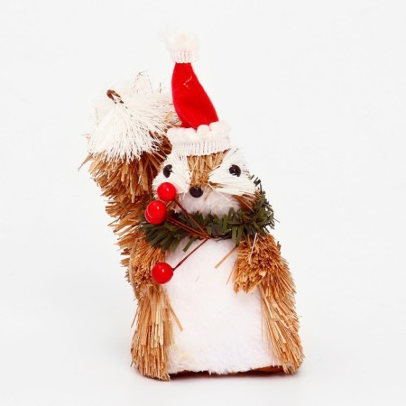 Decorative suspension "Squirrel in the New Year's cap" 12 × 7 × 15 cm-2