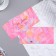 Money envelope "Happy Birthday!" pink tones, 8 x 16.3 cm