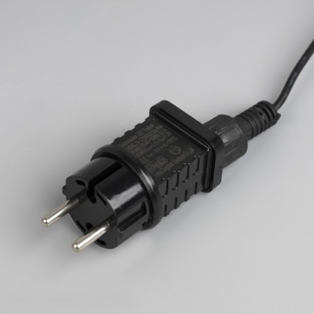 Girlyanda "Bels Light" 5 m with nozzles "dew", IP44, UMS, dark thread, 50 LED, glow of Multi, 3 V-3