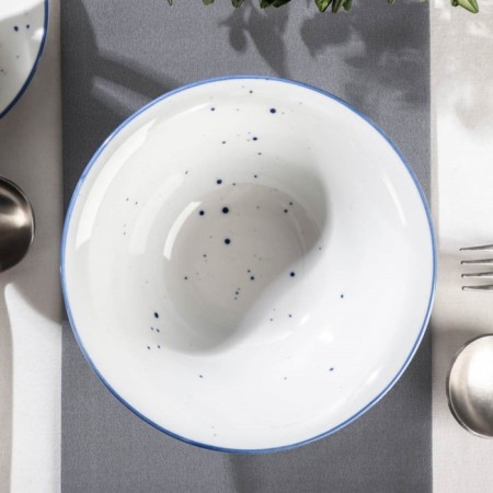 Porcelain bowl Dots Nube, 570 ml, 17 × 6.5 cm-1