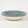 The plate of the Rishtan ceramics "Patterns", blue, deep, 20 cm