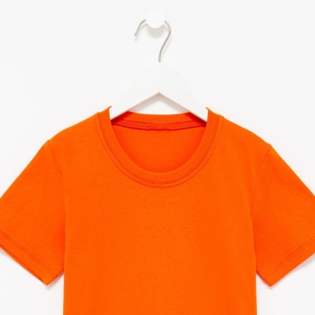 T -shirt for nursery, orange color, height 140 cm-4