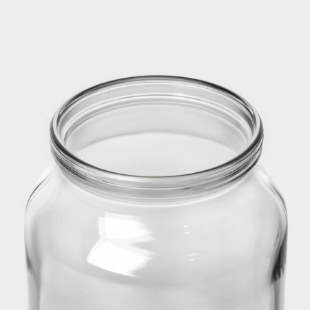 A set of glass cans with a lid of a share, SKO-82 mm, 1 l, 12 pieces-5