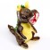 Soft toy "Dragon", 27 cm, gold color