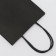 Craft package black, round handle, 15 x 21 x 8 cm, 120 g