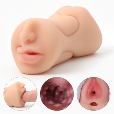 Masturbator Oka-hips 3 in 1, super realistic, bright-3