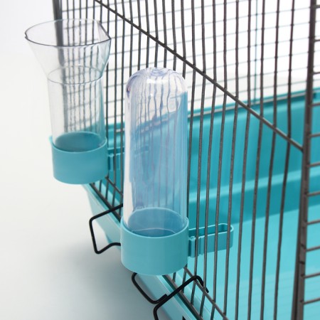 Birds Cage "Pigzon" No. 104-B, collapsible, 2 sections, 58 x 40 x 88 cm, turquoise-7