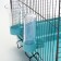 Birds Cage "Pigzon" No. 104-B, collapsible, 2 sections, 58 x 40 x 88 cm, turquoise