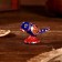 Souvenir "Blue Parrot" aluminum 6.5x2.5x4.5 cm