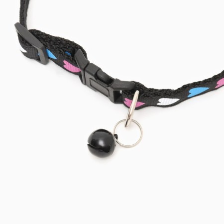 The two -layer collar with the Fastex "Hearts" 30 x 1 cm, black-2