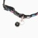 The two -layer collar with the Fastex "Hearts" 30 x 1 cm, black