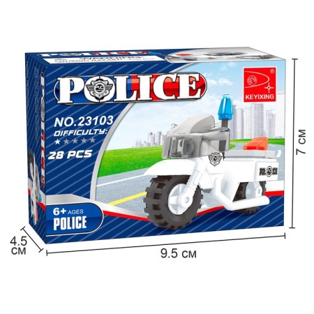 Constructor "Police motorcycle", 26 parts-2