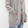 Cardigan Women's Mist with pockets, graphite, OneSize (44-48)