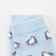 Male socks "Penguins" Blue color, size 25