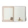 Gift notebook, A6, 96 sheets, color block, with a knife, PVC cover, "Element of the sky", mix