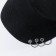 Women's cap with rings, black color, rr 56