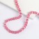Beads made of natural stone "Cat Eye" set of 50 pcs., 1 pc. - 8 mm, pink