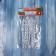 Jewelry decoration "Wave icicle" (set 6 pcs) 13x1 cm, transparent
