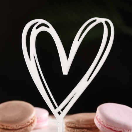 Topper "Heart", silver, give beautifully-1