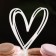 Topper "Heart", silver, give beautifully