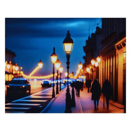 Light picture "Street with lanterns" 40*50 cm