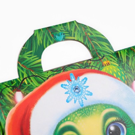 Gift box New Year's snake-bog 26.1 (30.1) x 22 x 10 cm-2