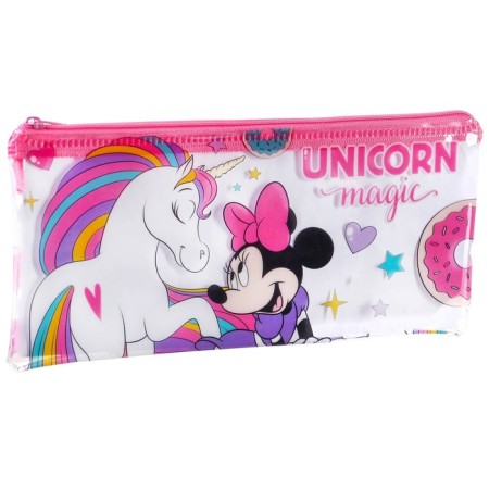 Penal soft, 1 compartment, 95x205 mm, PVC, Minnie Mouse and unicorn-6